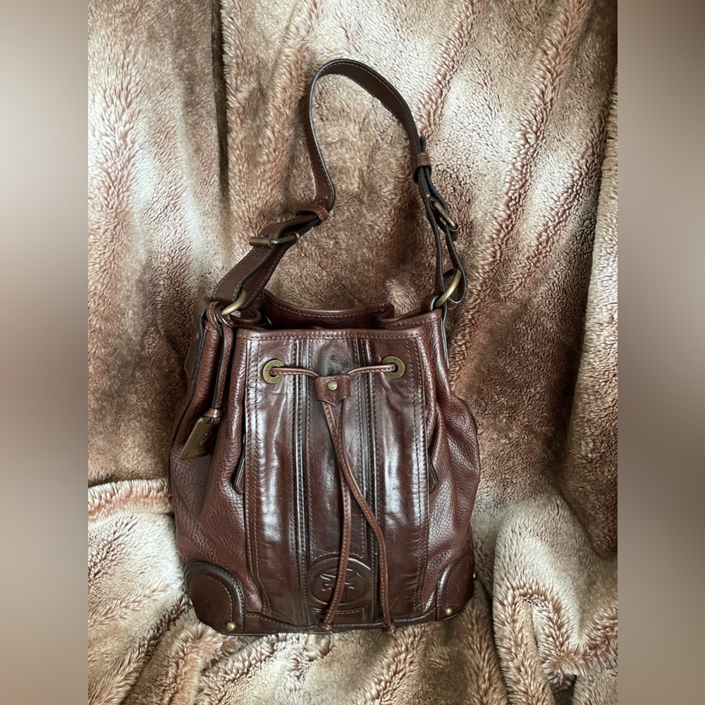 Frye brown bucket bag new w/o tags